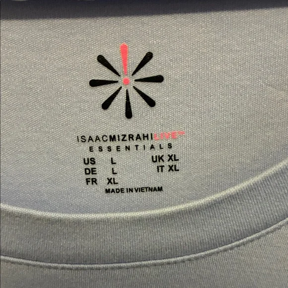 Isaac Mizrahi Live Light Purple Scoop Neck Tunic-3/4 inch sleeves- Large - Picture 2 of 12